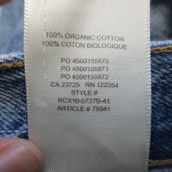 Aritzia Denim Forum The Joni Women's High Rise Loose Jeans 23 Blue Slouchy 576 - Picture 7 of 13